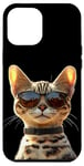 Coque pour iPhone 12 Pro Max Savannah Chat Leopard Cat Mama Douceur Serval chats