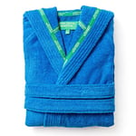 UNITED COLORS OF BENETTON. Be-0819-BL Kids Bathrobe 7-9 Y/O 380 g/m² 100% Coton Rose, Bleu, Taille Unique Mixte Enfant