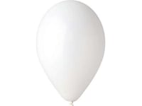 Balloon G90 Pastel 10" White/100 Pcs G90/Bi/01