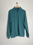 Nike Dri-Fit Player 1/2 Zip Golf Top Sweatshirt Small Teal DH0986-381 RRP £85