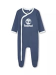 Timberland Baby Logo Pyjama Set, Navy/White