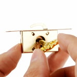 Retro Wardrobe Cupboard Jewelry Box Drawer Cabinet Lock With Key Set Hardware