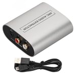 ARC Ljudextraherare HD Multimedia Interface 2CH Analog Stereo Ljudsplitter Adapter för Förstärkare Hörlurar