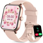 Montre Connectée Femme avec Alexa, 1.8" Montre Smartwatch avec Répondre Appel Moniteur de SpO2 Fréquence Cardiaque Sommeil 100 Sport Podometre Calories Etanche IP68 Montre Femme pour Android iOS