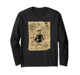 The Goonies Sloth Nautical Treasure Map Long Sleeve T-Shirt