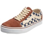 Vans Unisex Old Skool Low-Top Sneakers, Checkerboard Stv Navy Coconut Shell, 6.5 UK