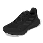 adidas Homme Terrex Soulstride Rain.RDY Trail Running Shoes Low, Carbon Black/Carbon/Grey Six, 47 1/3 EU