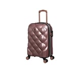 it luggage St Tropez Trois 21" Hardside Carry-on 8 Wheel Expandable Spinner, Metallic Rose Gold, 21", St Tropez Trois 21" Hardside Carry-on 8 Wheel Expandable Spinner