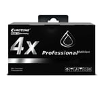 4x Pro Ink Black for Canon Pixma TS-5055 TS-5050 MG-5750 TS-8052