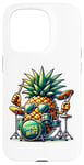 Coque pour iPhone 15 Pro Batterie Ananas Tropical Beats Musique