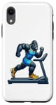 Coque pour iPhone XR Gorilla Running sur tapis de course Fitness Gym Entraînement