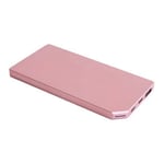 Allocacoc PowerBank Slim Aluminium, Pink, 5000mAh Fast Charging, LED Indicator,