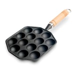 Cast Iron 14 Hole Takoyaki Pan