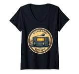 Womens I'm A Ham Radio Operator Vintage Style V-Neck T-Shirt