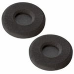 New Two (2) Plantronics Foam Ear Cushions for HW510/520 Headsets - P/N 202997-02