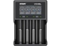 Xtar Vc4sl Batteriladdare För Li-Ion / Ni-Mh / Ni-Cd 18650 Cylindriska Batterier