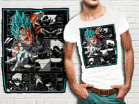 T-Shirt Blanc Homme Collection Manga Dragon Ball Z 414