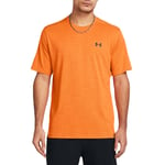 Under Armour Mens Tech Vent Geotessa Short Sleeve T-Shirt in Orange material_polyester - Size Large