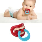 Baby Smile Teeth Pacifier Safe Practical Lightweight Baby Funny Teeth Pacifi GF0