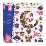 Janod - From 7 Years - Creative Kit 3 Dreamcatchers Shiny Unicorns - Les Ateliers du Calme - Dexterity and Concentration - J07803, blanc