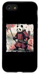 iPhone SE (2020) / 7 / 8 Panda Samurai Warrior Japanese Art Sunset Cherry Blossoms Case