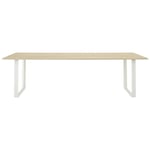 70/70 Table 108x255 cm, Oak Veneer / White