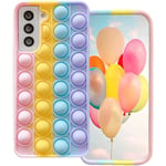 Samsung S21 - Pop It Fidget Skal - Multicolor