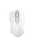 Dareu Wireless mouse LM115G 2.4G 800-1600 DPI (white) - Hiiri - 6 painiketta - Valkoinen