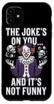 Coque pour iPhone 11 Costume de clown terrifiant pour tueur de visage d'horreur