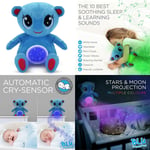 Baby Sleep Aid Toy Teddy Star Projector Night Light Musical White Noise Machine