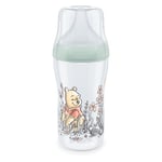 NUK Perfect Match Disney Winnie the Pooh tåteflaske med temperatur Control 260ml fra 3 måneder i mint