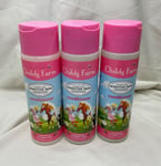 3 x CHILDS FARM Strawberry & Organic Mint Conditioner For Unruly Hair 250 ml