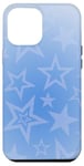 Coque pour iPhone 12 Pro Max Esthétique Aura Blue Star Cute Blue Gradient