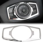 GLEETIEZ Car Interior Headlight switch decorative sequins cover,For Ford Focus 3 MK3 ST RS Kuga Escape Mondeo 2013-2016