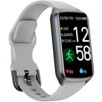 Health Fitness Tracker with 24/7 Heart Rate, Blood Oxygen, Blood Pressure, Sleep Tracker, Step Counter, 5ATM Waterproof Activity Trackers and Smart Watches for Women Men Kids (S & L Bands Included)