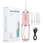 Kraftfull Dental Water Jet Pick Flosser Munsköljmembran - Perfet Pink