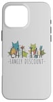 Coque pour iPhone 16 Pro Max Cat Tax Family Discount Médias sociaux Tendance Mème