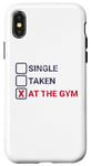 iPhone X/XS Single Taken At The Gym Funny Bodybuilding Quote Case