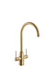 Abode Pronteau Province 4-in-1 Steaming Hot Water Swivel Spout 2 Lever Kitchen Tap