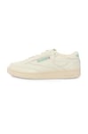 Reebok Unisex Club C 85 Vintage Sneaker, Top-Chalk/Paperwhite/Glen Green, 3 UK