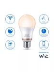 Philips Smart LED 8W E27 Dimmable Warm-to-Cool Classic Bulbs with WiZ Connected and Bluetooth, Pack of 2, Clear