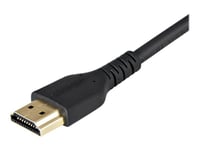 StarTech.com Câble HDMI 1m avec Vis de Fixation - 4K 60Hz HDR - Câble Écran High Speed HDMI 2.0 - Connecteur Vérouillé par Vis pour Connection Optimale - Câble HDMI avec Ethernet - M/M (HDMM1MLS)...