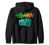 Hip hop dance street art graffiti spray paint dancing dancer Zip Hoodie