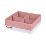 PANTONE™ - Organiseur de rangement et tiroirs peu encombrants, 1 pièce, 4 compartiments à linge accessoires, organiseur de tiroirs de salle de bain, chambre de rangement, organisateur de tiroirs