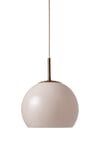 Frandsen - Ball Glass Taklampa Sand Grey Ø18 från Sleepo