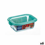 Boîte à repas rectangulaire avec couvercle Luminarc Keep'n Lagon 18,5 x 13 x 6,6