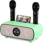 Karaoke Machine for Adults and Kids,Bluetooth PA System with 2 Wireless Karaoke