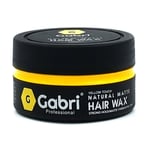 Matte Hair Wax Gel Gabri Yellow Touch – Ultra Hold Barbers Fruit Scented Gummy