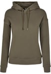 Urban Classics Women's Ladies Organic Hoody Hooded Sweatshirt, Olive, S