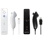 Nintendo Wii/Wii U Joystick 2 in 1 Wireless Nunchuck Remote Gamepad Valinnainen Motion Plus -videopeliohjain